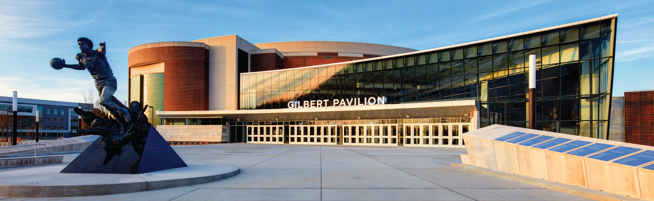 Breslin Center during a beautiful morning 