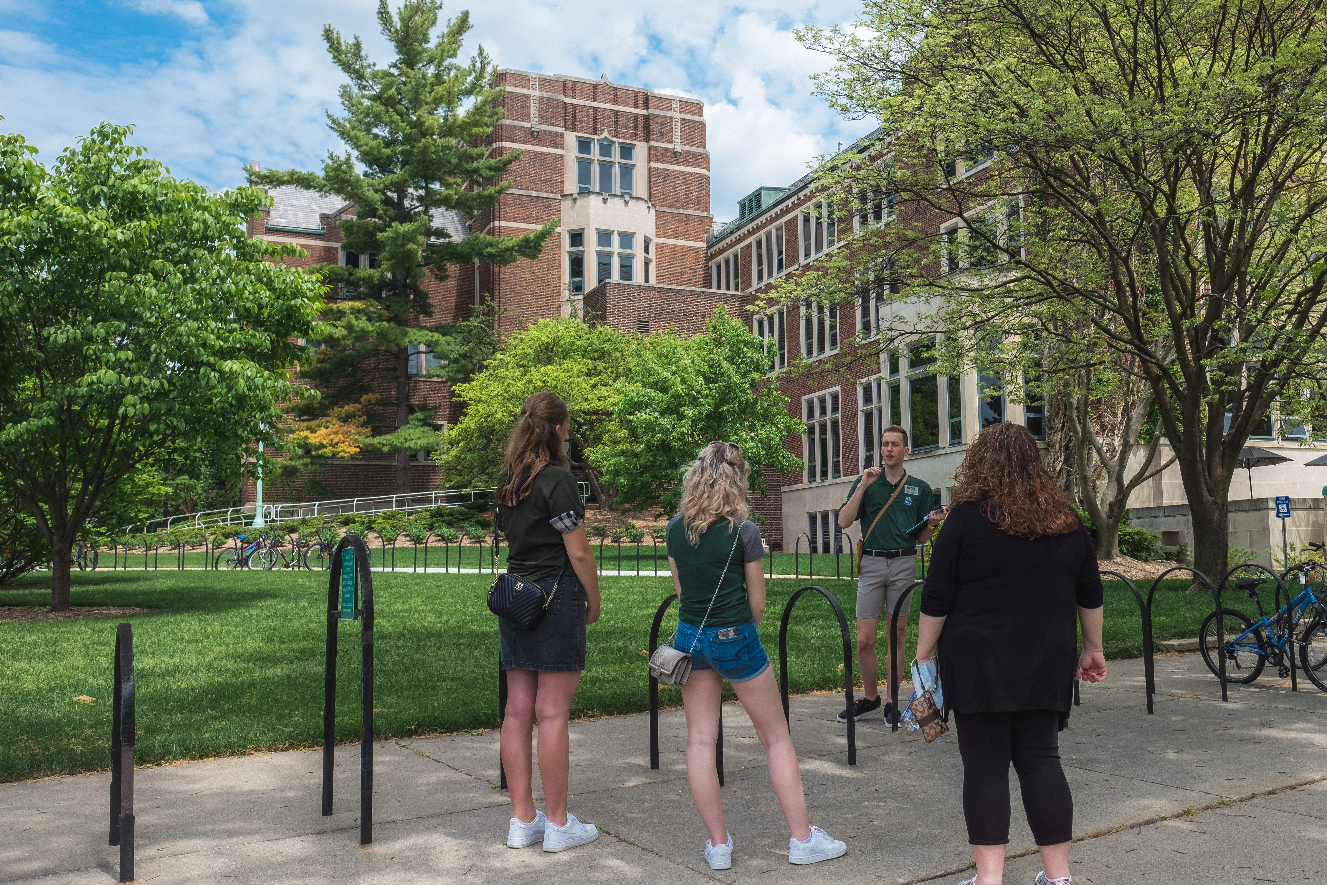 Tour Group at MSU Union